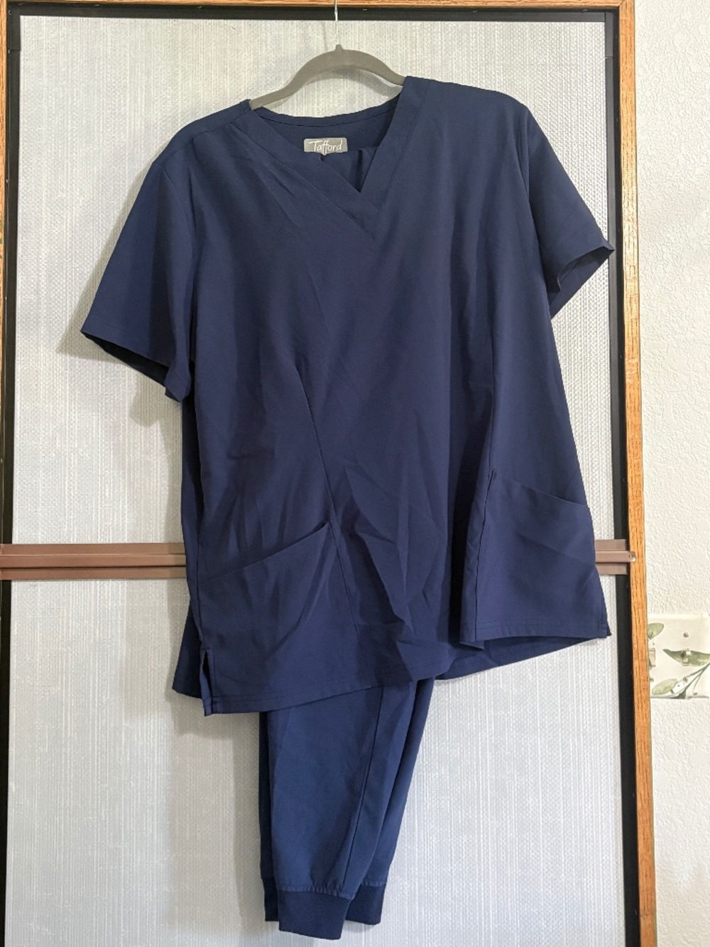 Tafford Womens Navy Scrub Set